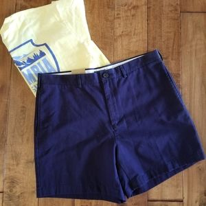 Lands' End Men's Navy Chino Shorts NWT
